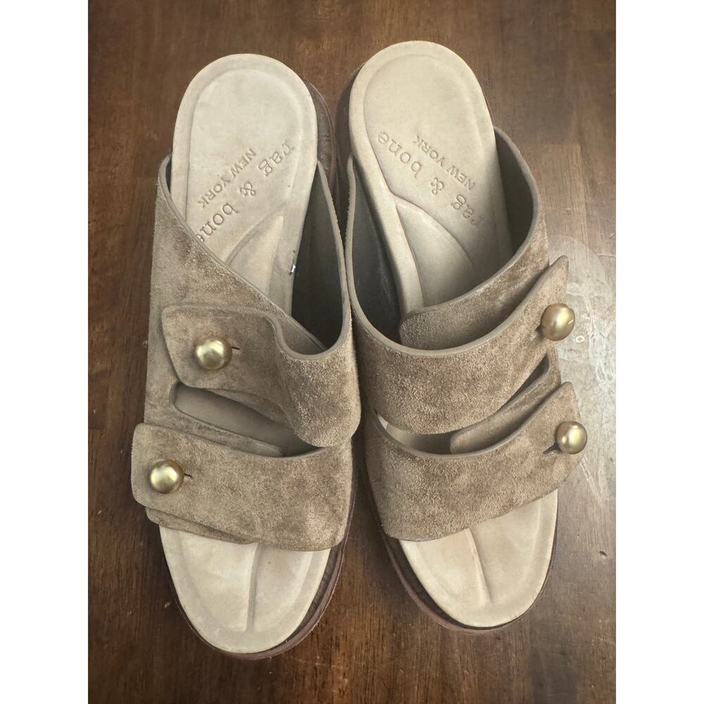 Rag & Bone sommer wedge sandal brown women's 37/ 7